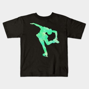 Figure skating (catch foot layback spin) Kids T-Shirt